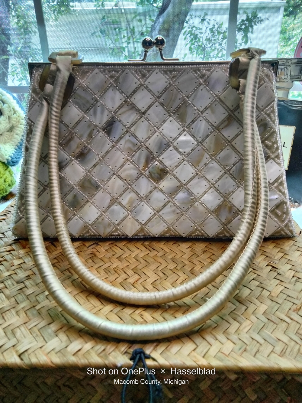 Shell Shoulder Bag - Mother of Pearl